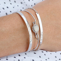 Gedenk armbanden met vingerafdruk/gravure