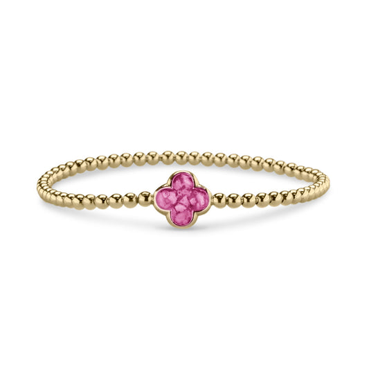 Flexibele as armband met compartiment voor as of haar, gedenksieraden. Soft
