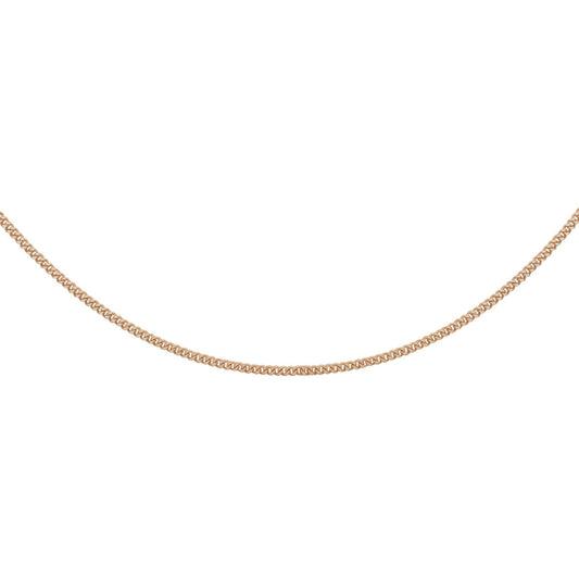 Roségouden collier gepolijst met gourmette schakel gediamanteerd. Een exclusief collier met een trendloos design