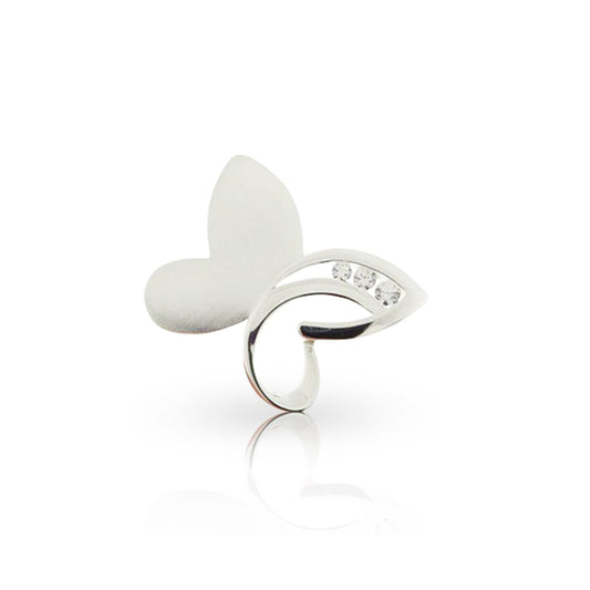 Ashanger vlinder, gedenksieraad, waar as en haar in verwerkt wordt