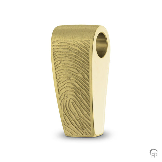 Mooie ashanger met vingerafdruk als gedenksieraad