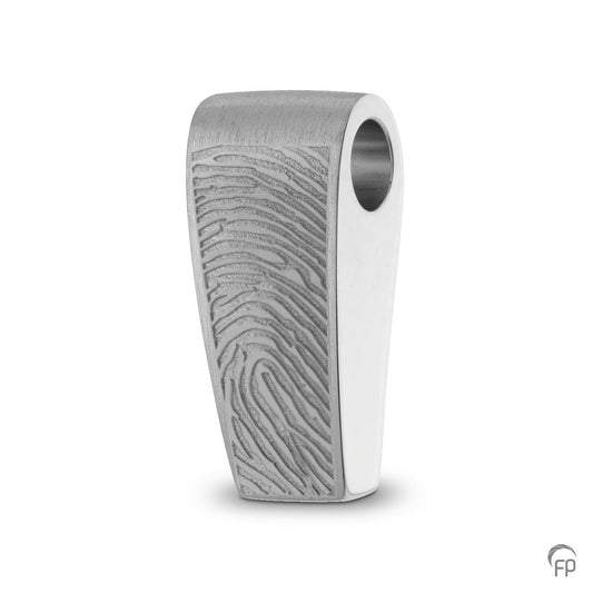 Mooie ashanger met vingerafdruk als gedenksieraad