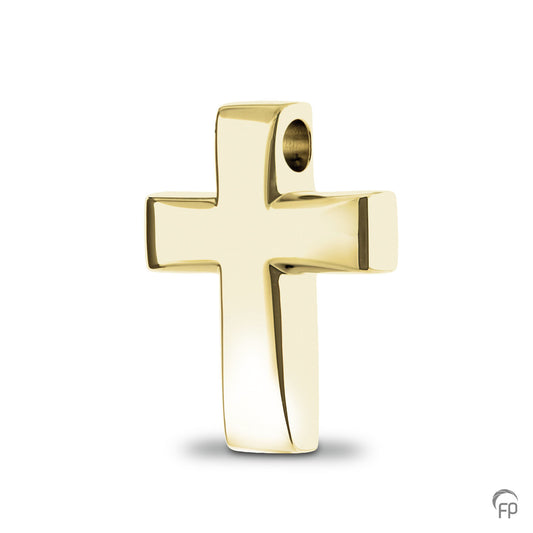 Hanger kruis, de ashangers uit deze collectie gedenksieraden zijn zelf te vullen en te bestellen in zilver 925 sterling, geelgoud en witgoud.