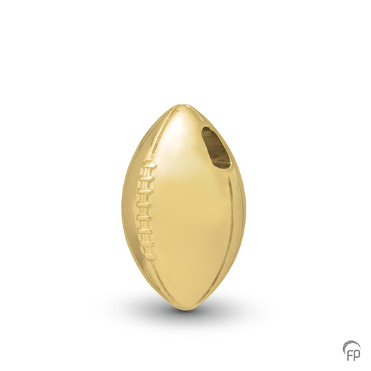 American Football ashanger uit deze sport collectie gedenksieraden is eenvoudig zelf te vullen en te bestellen in zilver, geelgoud en witgoud