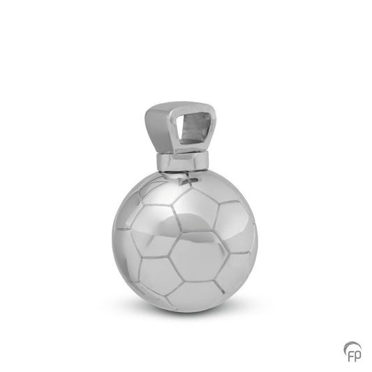 Voetbal ashanger uit deze sport collectie gedenksieraden is eenvoudig zelf te vullen en te bestellen in zilver, geelgoud en witgoud