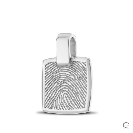 Hanger met vingerafdruk als herinneringssieraad