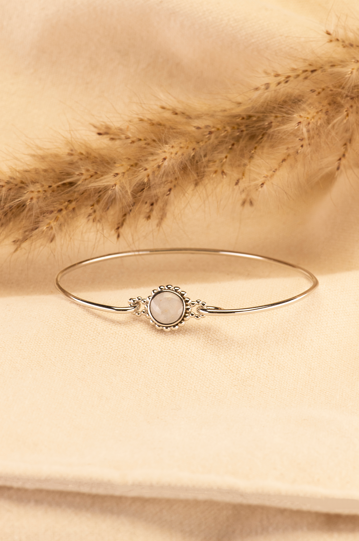 Geelgouden as armband met as, haar of moedermelk. Alle