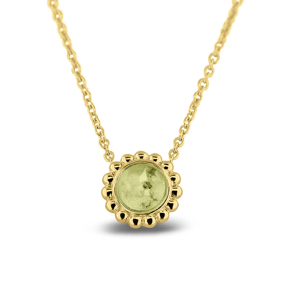 Ashanger, gedenksieraad, waar as en haar in verwerkt wordt. Olive