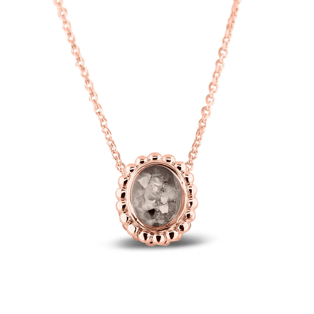 Ashanger, gedenksieraad, waar as en haar in verwerkt wordt.silver