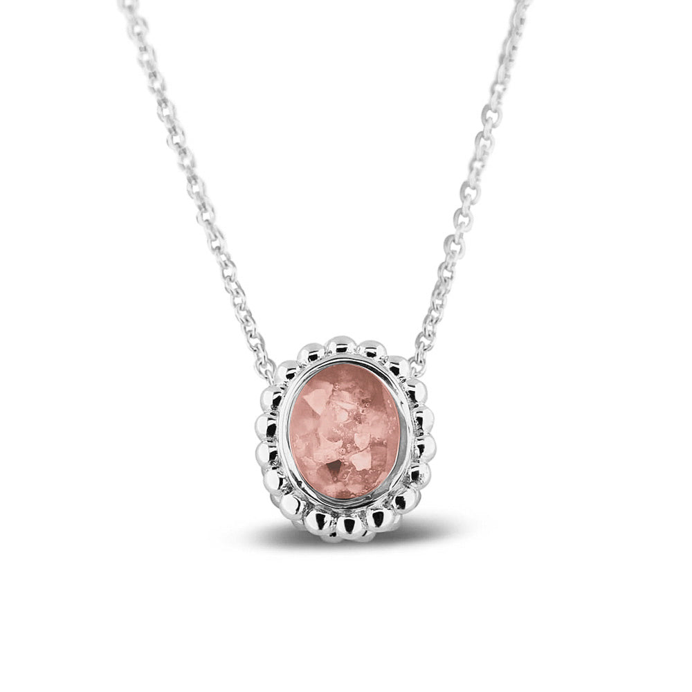 Ashanger, gedenksieraad, waar as en haar in verwerkt wordt.blush