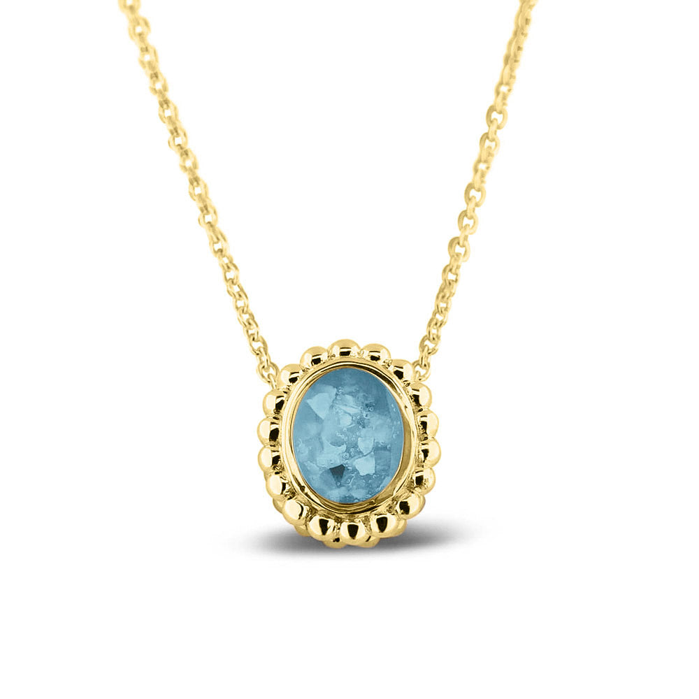 Ashanger, gedenksieraad, waar as en haar in verwerkt wordt.baby