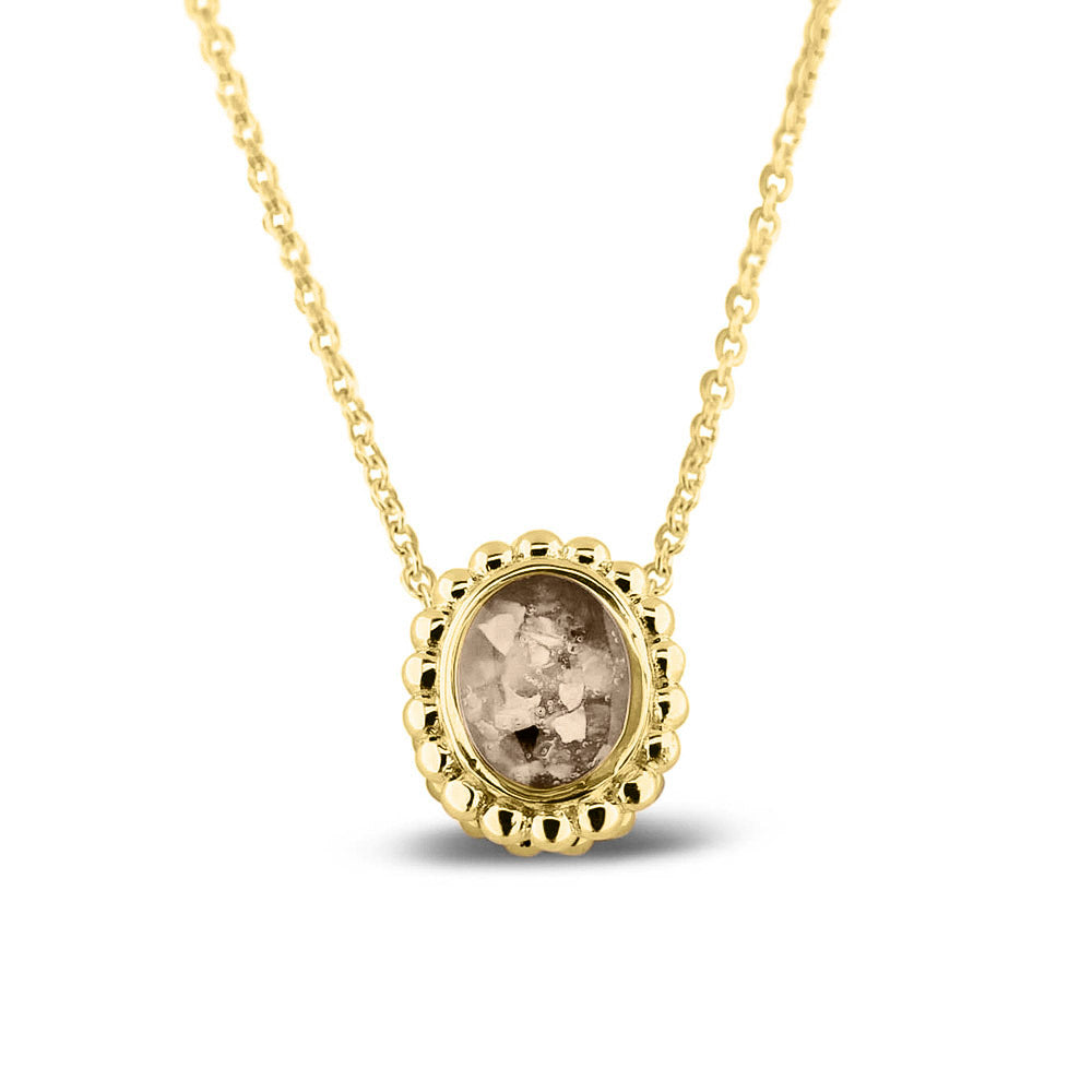 Ashanger, gedenksieraad, waar as en haar in verwerkt wordt.transparent