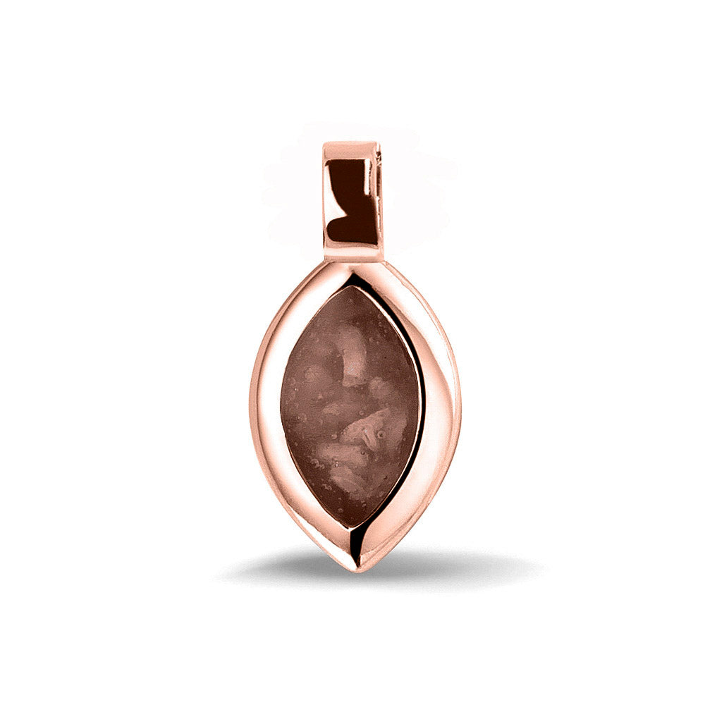 Ashanger, gedenksieraad, waar as en haar in verwerkt wordt. Brown