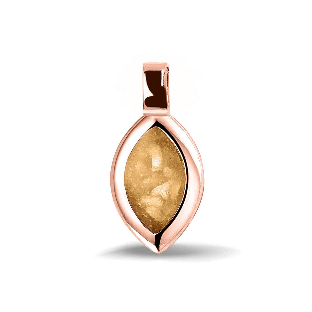 Ashanger, gedenksieraad, waar as en haar in verwerkt wordt. Gold