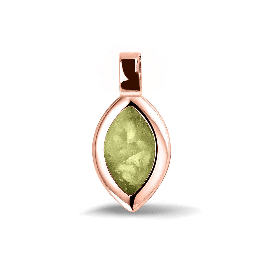 Ashanger, gedenksieraad, waar as en haar in verwerkt wordt. Olive