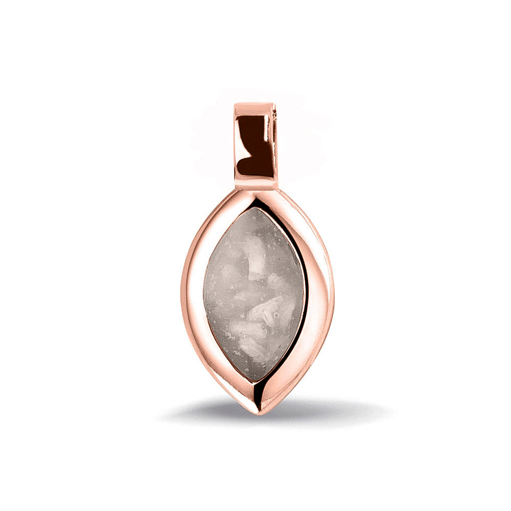 Ashanger, gedenksieraad, waar as en haar in verwerkt wordt. Silver