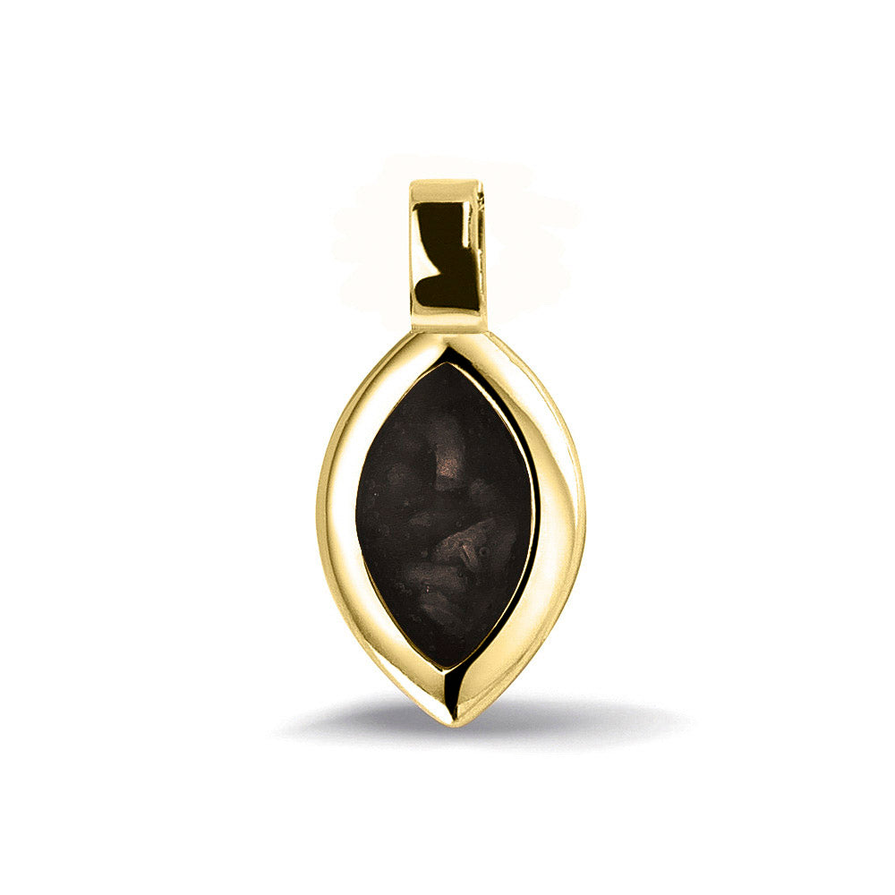 Ashanger, gedenksieraad, waar as en haar in verwerkt wordt. Black