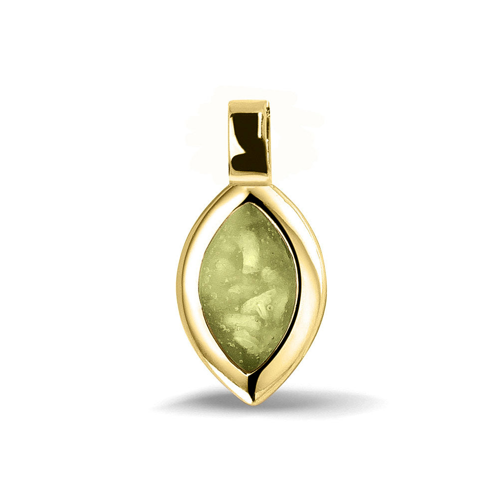 Ashanger, gedenksieraad, waar as en haar in verwerkt wordt. Olive