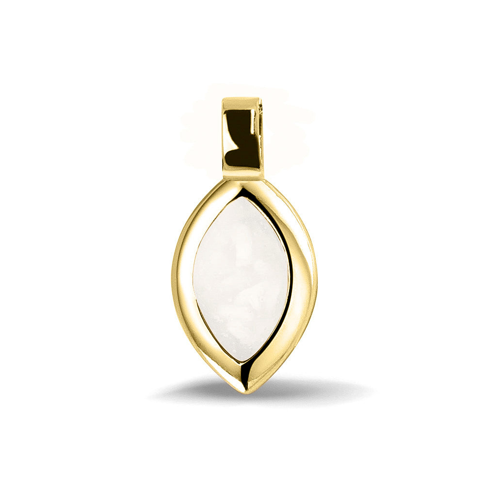 Ashanger, gedenksieraad, waar as en haar in verwerkt wordt. White