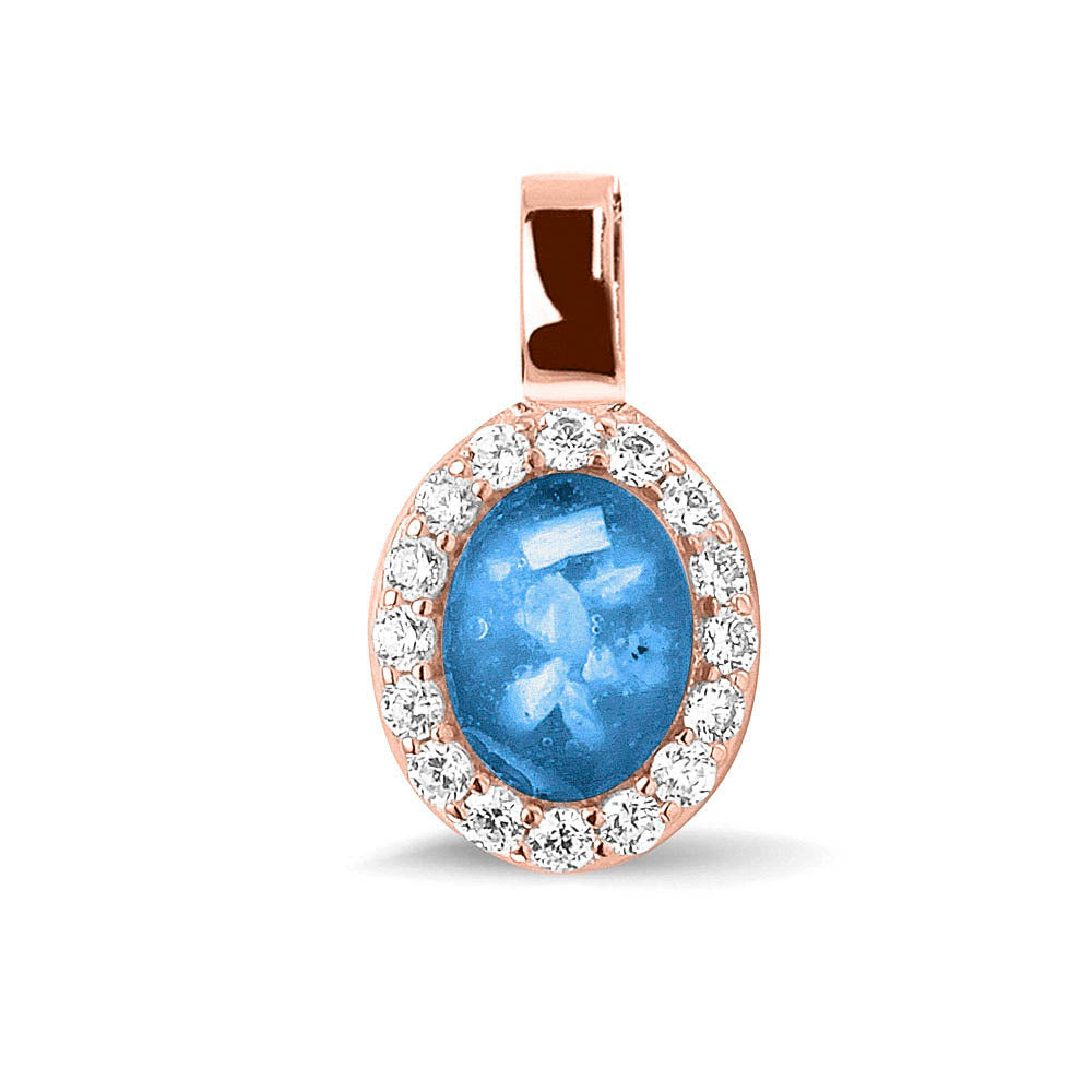 Ashanger, gedenksieraad, waar as en haar in verwerkt wordt. marine