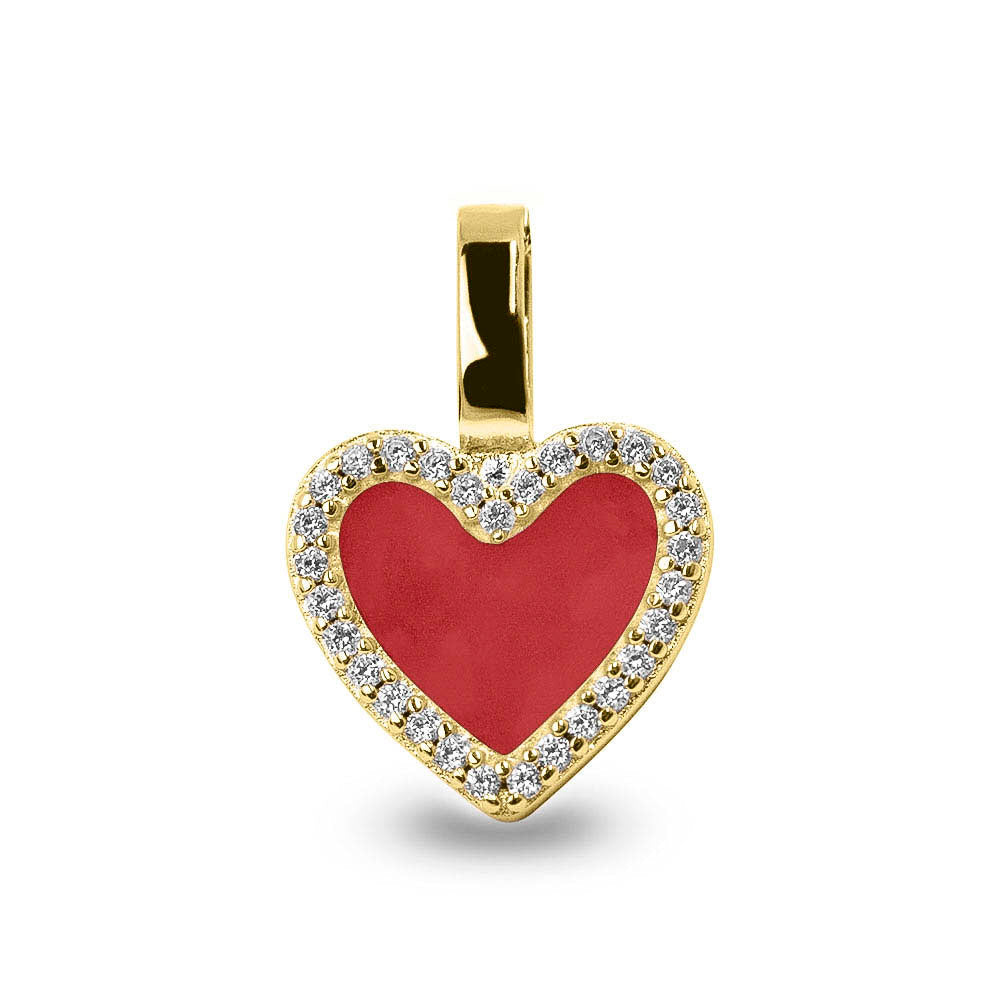 Ashanger hart, gedenksieraad, waar as en haar in verwerkt wordt. Red