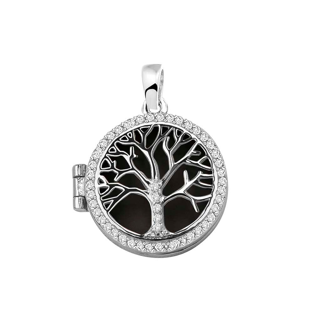 Ashanger levensboom, waar as en haar in verwerkt wordt. Black