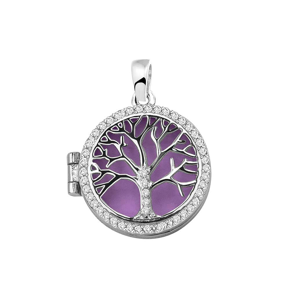 Ashanger levensboom, waar as en haar in verwerkt wordt. Purple