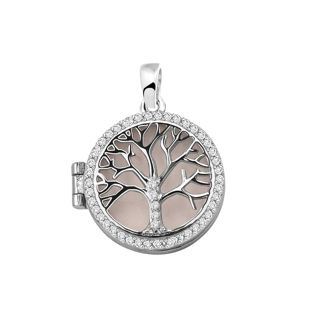 Ashanger levensboom, waar as en haar in verwerkt wordt. Silver