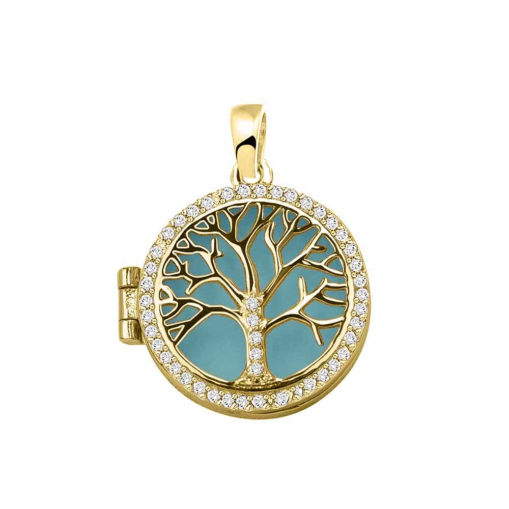 Ashanger levensboom, waar as en haar in verwerkt wordt. Aqua