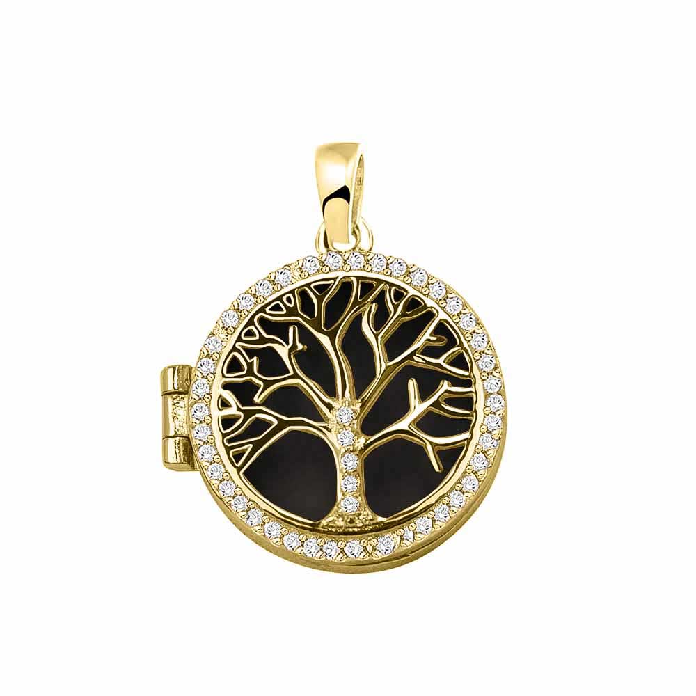 Ashanger levensboom, waar as en haar in verwerkt wordt. Black