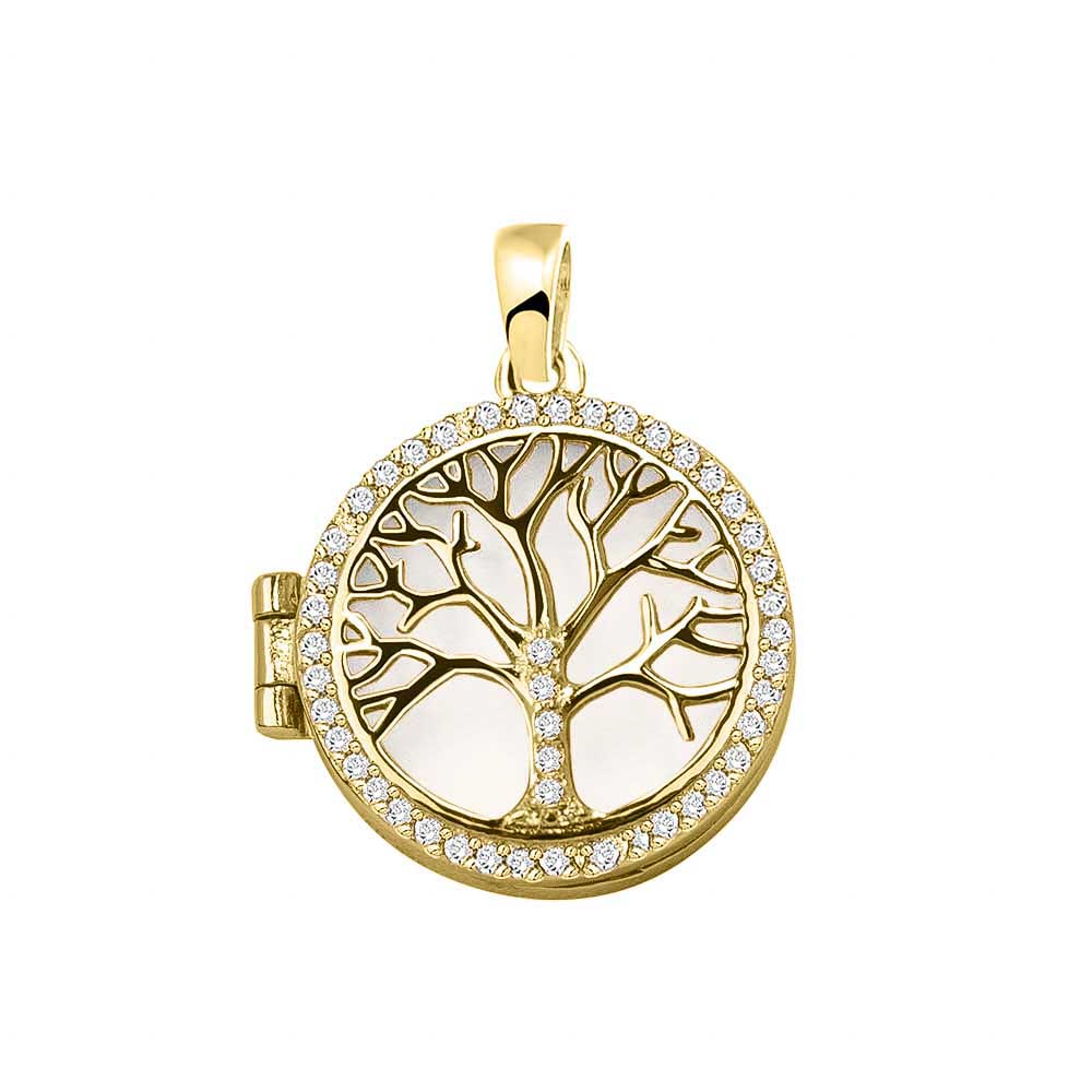 Ashanger levensboom, waar as en haar in verwerkt wordt. White