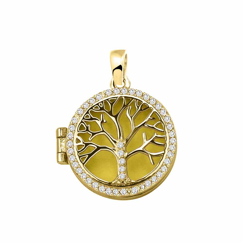 Ashanger levensboom, waar as en haar in verwerkt wordt. Yellow