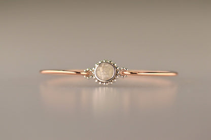 Roségouden as armband met as, haar of moedermelk. Alle