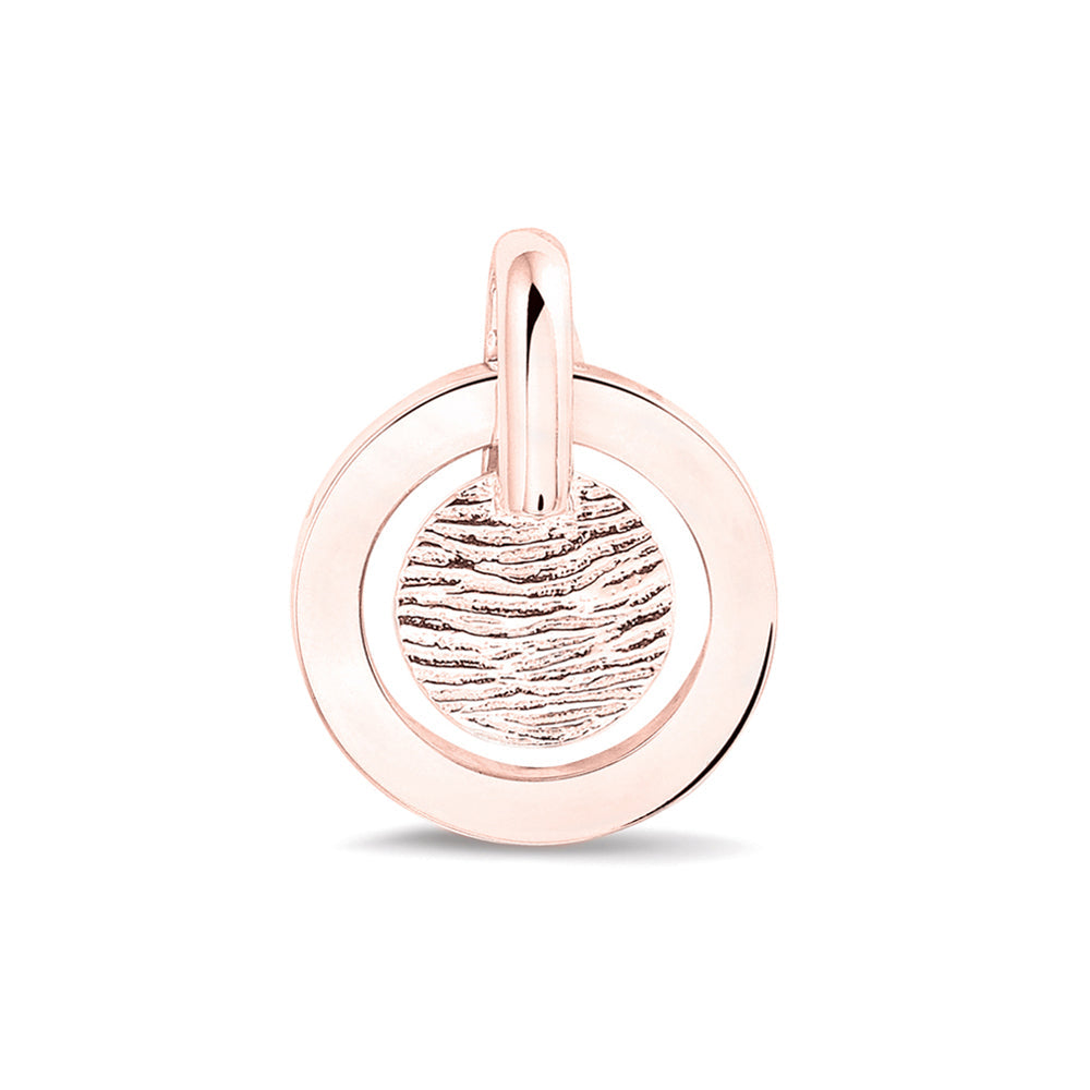 Hanger voorzien van een vingerafdruk uit collectie gedenksieraden