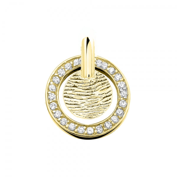 Hanger voorzien van een vingerafdruk uit collectie gedenksieraden