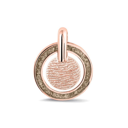 Hanger voorzien van een vingerafdruk uit collectie gedenksieraden. Transparent