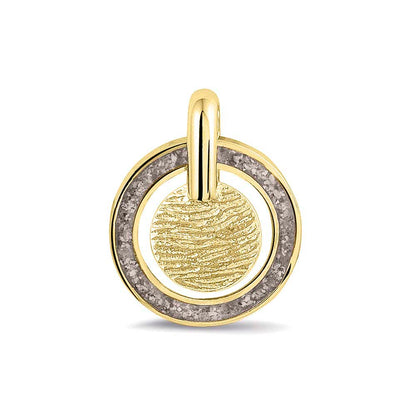 Hanger voorzien van een vingerafdruk uit collectie gedenksieraden. Silver