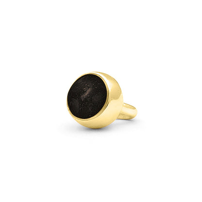 Subtiele charm als gedenksieraad gevuld met as, haar of moedermelk. Black