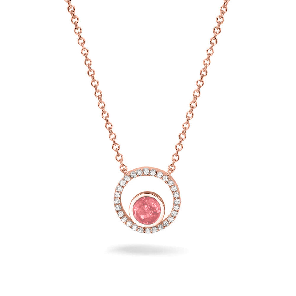 Ashanger, gedenksieraad, waar as en haar in verwerkt wordt. Soft