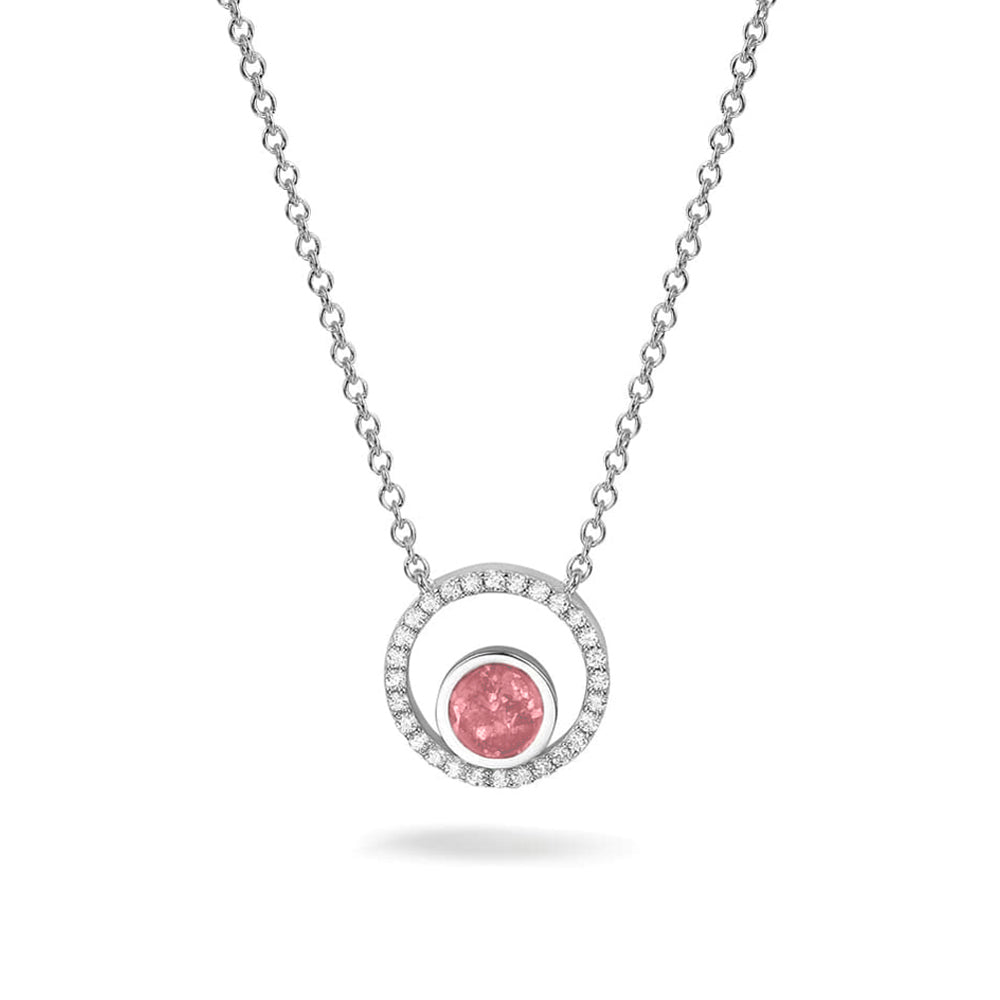 Ashanger, gedenksieraad, waar as en haar in verwerkt wordt. Soft