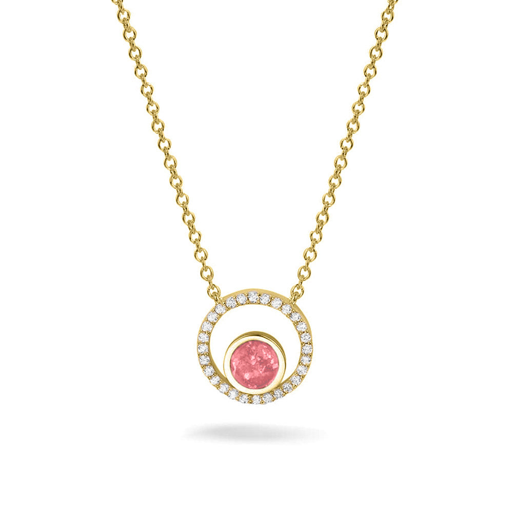 Ashanger, gedenksieraad, waar as en haar in verwerkt wordt. Soft