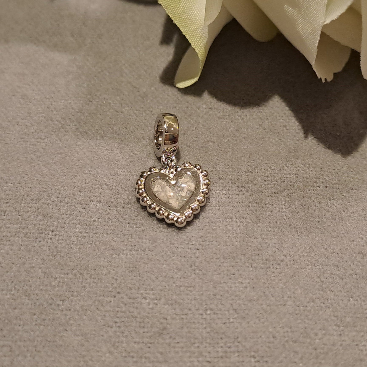 Gedenkbedel hart pearl