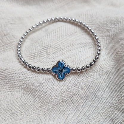 Flexibele as armband met compartiment voor as of haar, gedenksieraden. Alle