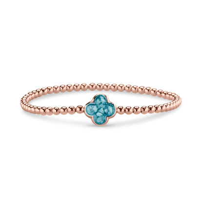 Flexibele as armband met compartiment voor as of haar, gedenksieraden. Baby