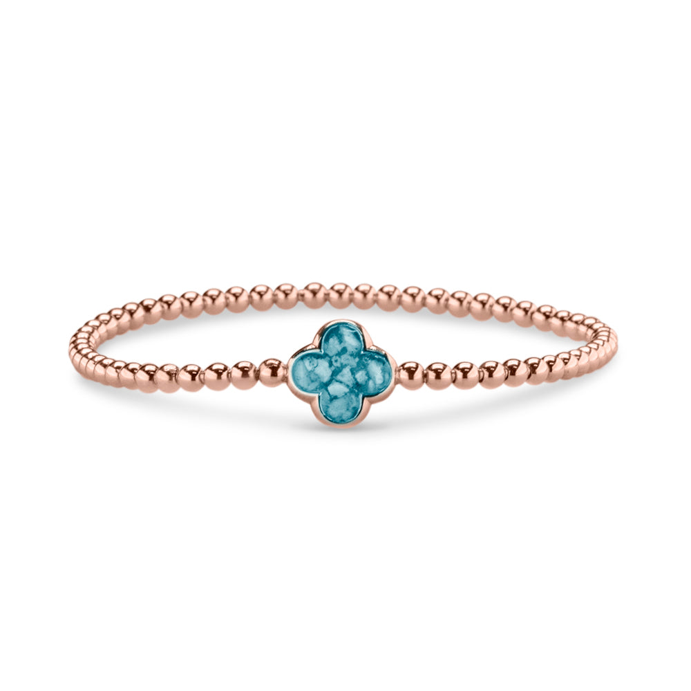 Flexibele as armband met compartiment voor as of haar, gedenksieraden. Baby