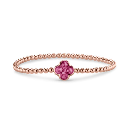 Flexibele as armband met compartiment voor as of haar, gedenksieraden. Fluo