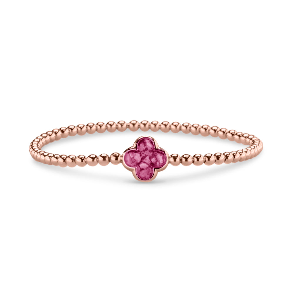 Flexibele as armband met compartiment voor as of haar, gedenksieraden. Fluo