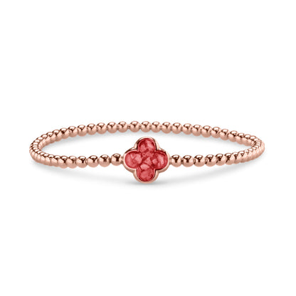 Flexibele as armband met compartiment voor as of haar, gedenksieraden. Red