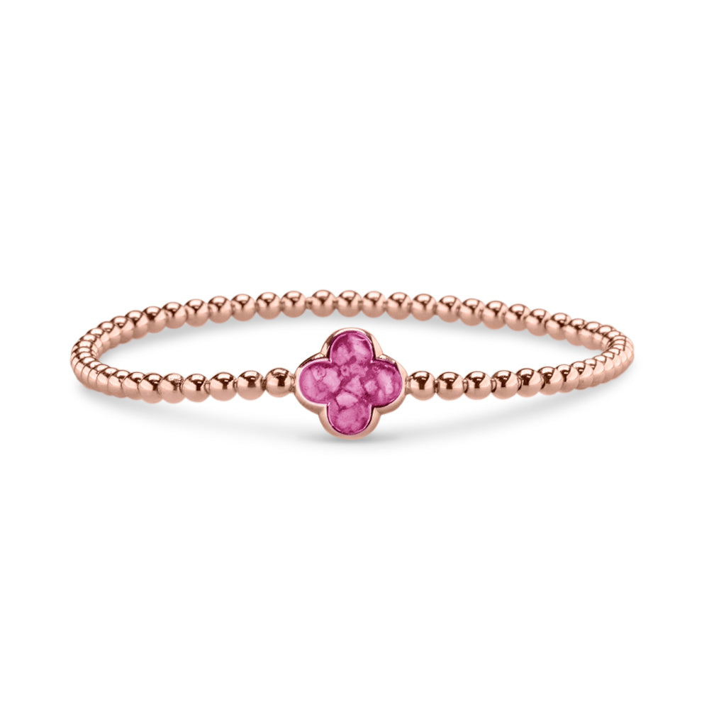 Flexibele as armband met compartiment voor as of haar, gedenksieraden. Soft