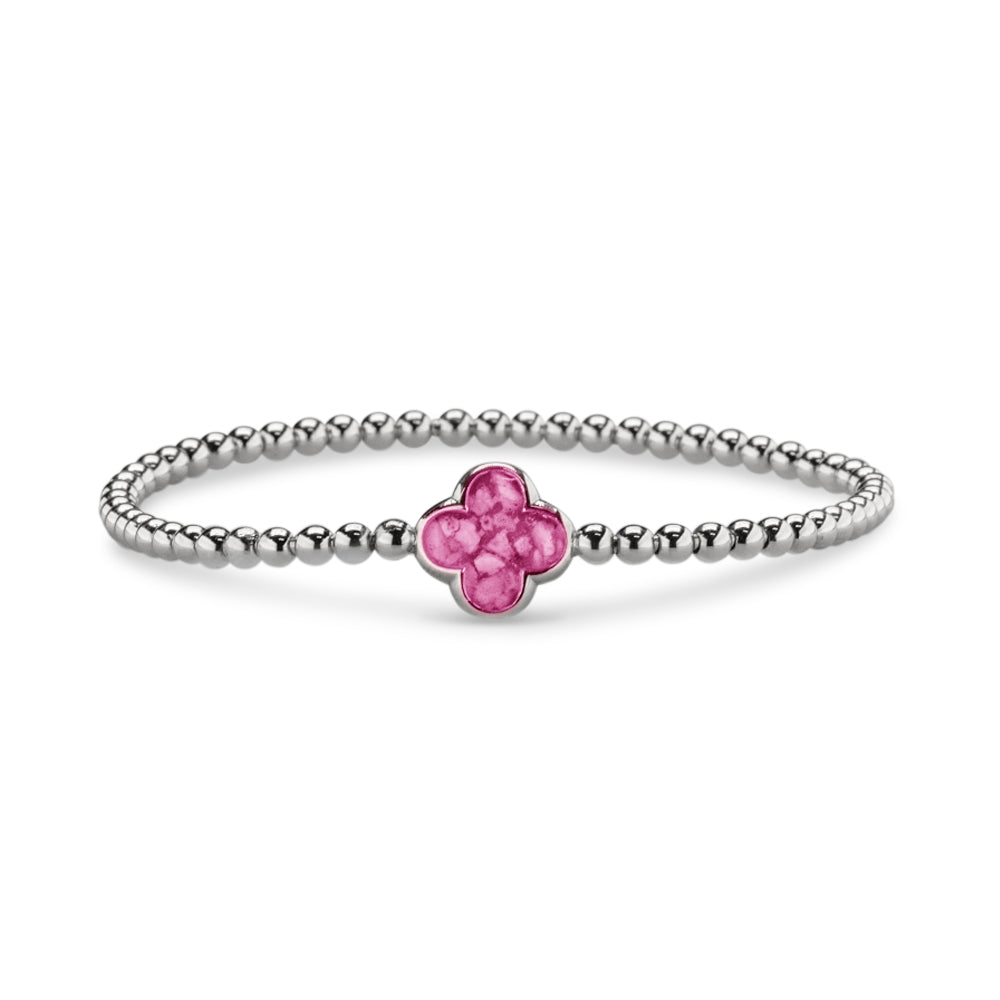 Flexibele as armband met compartiment voor as of haar, gedenksieraden. Soft